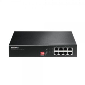 Long range 8-port fast ethernet switch 4 poe+ports dip switch