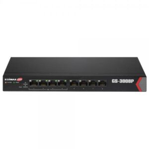 Long range 8-port gigabit 4poe+ web managed switch