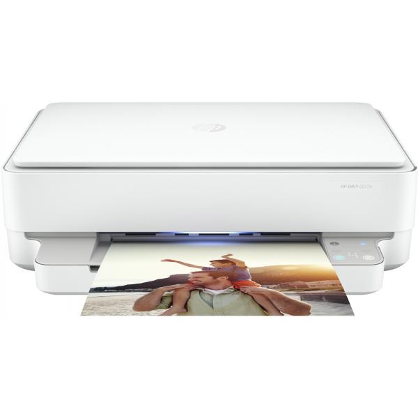 Hp envy 6022e ?223n5b, stampante multifunzione a getto d`inchiostro a4 a colori, stampa fronte e retro automatica, 10 ppm, wi-fi, hp smart, 3 mesi di inchiostro instant ink inclusi con hp+, bianca