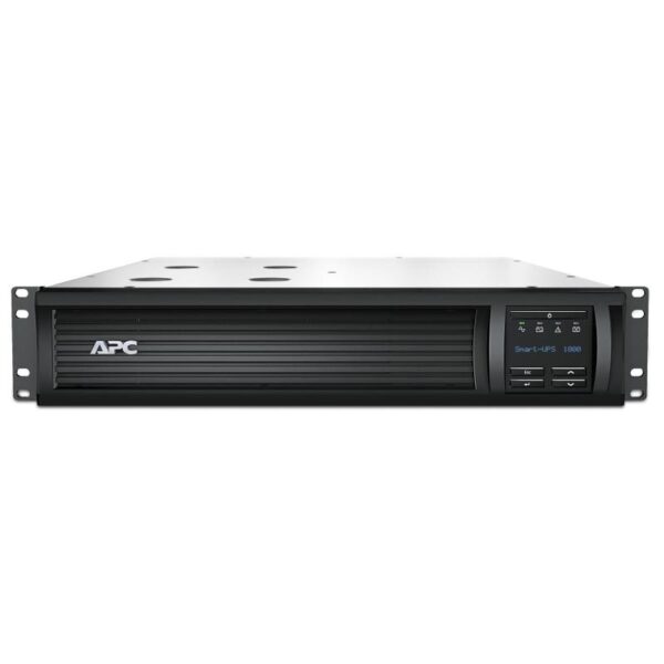 Apc smt1000rmi2u smart ups 1000 lcd 1.000va 700 w rs-232 usb connettori uscita 4 x iec 60320 c13