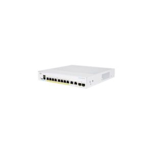 Cisco business 350 series 350-8p-e-2g switch gestito l3 8 x 10/100/1000 (poe+) + 2 x sfp combinato poe+ (67 w) montabile su rack