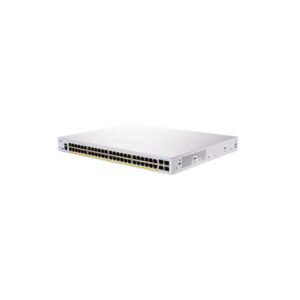 Cisco business 350 series cbs350-48p-4g-eu switch gestito l2/l3 48 x 10/100/1000 (poe+) + 4 x gigabit sfp poe+ (370 w) montabile su rack