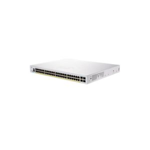 Cisco business 350 series cbs35048fp-4g-eu switch gestito l2/l3 48 x 10/100/1000 (poe+) + 4 x gigabit sfp poe+ (740 w) montabile su rack