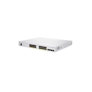 Cisco business cbs250-24p-4g smart switch 24 porte ge poe 4x1g sfp limited lifetime protection