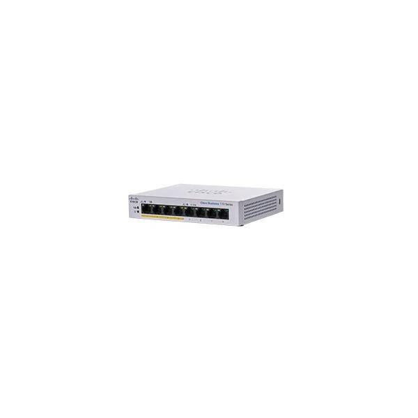 Cisco business 110 series swtich non gestito 4 x 10/100/1000 (poe) + 4 x 10/100/1000 poe (32 w)