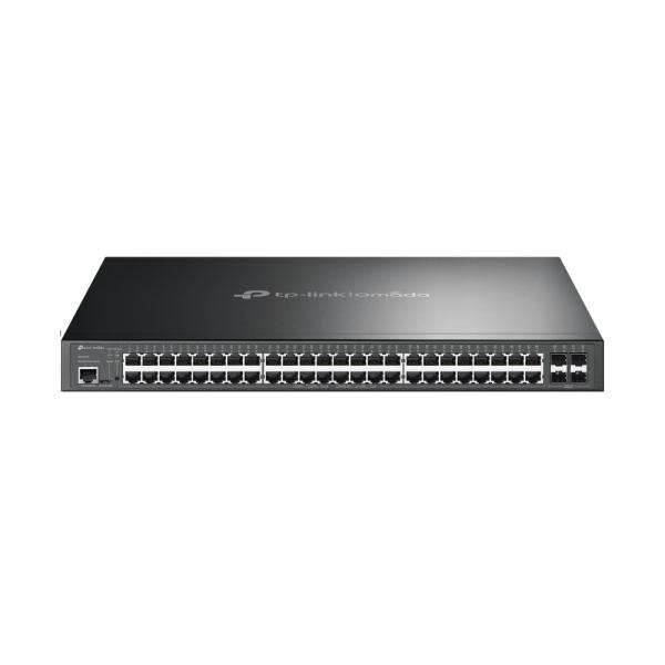 Tp-lin tl-sg3452p switch gestito l2/l2+ gigabit 52 porte 48 x 10/100/1000 (poe+) + 4 x gigabit sfp poe+ 384 w