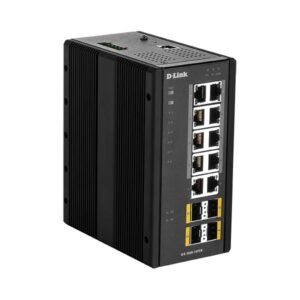 D-link dis-300g-14psw switch gestito l2 10 porte rj-45 10/100/1000mbps + 4 slot sfp supporto poe colore nero