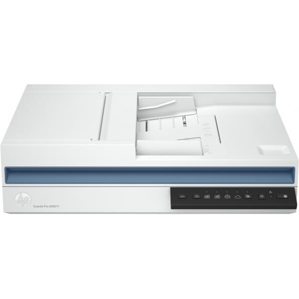Hp scanjet pro 2600 f1 scanner piano e adf 600x600 dpi a4 bianco