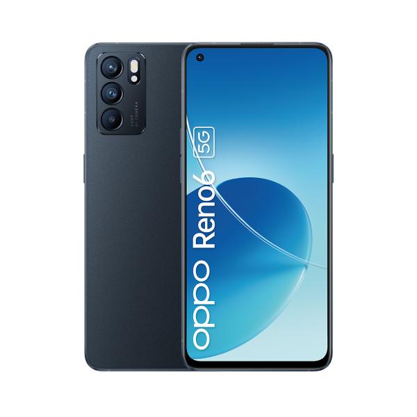 Oppo reno 6 5g dual sim 6.43 octa core 128gb ram 8gb 5g italia stellar black