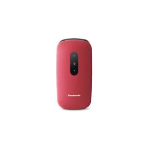 Panasonic kx-tu446 easy phone clamshell 2.4 tasti grandi ampio display tasto sos compatibile con apparecchi acustici red