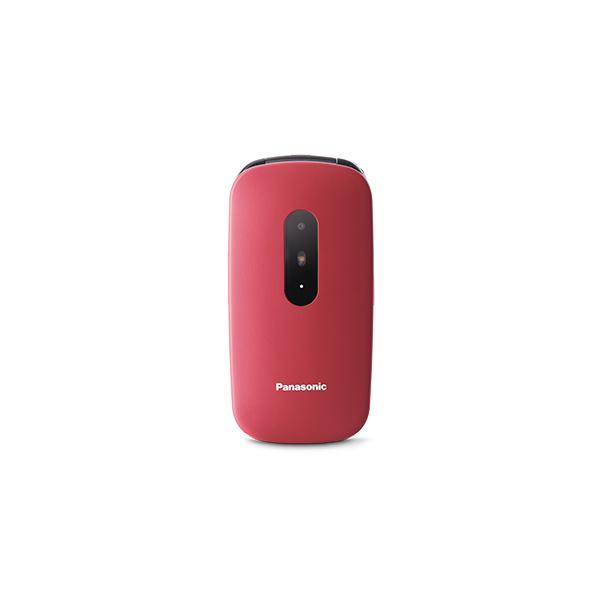 Panasonic kx-tu446 easy phone clamshell 2.4 tasti grandi ampio display tasto sos compatibile con apparecchi acustici red