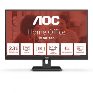 Aoc 24e3um monitor pc 23.8`` 1920x1080 pixel full hd nero
