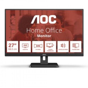 Aoc q27e3uam monitor pc 27`` 2560x1440 pixel quad hd nero
