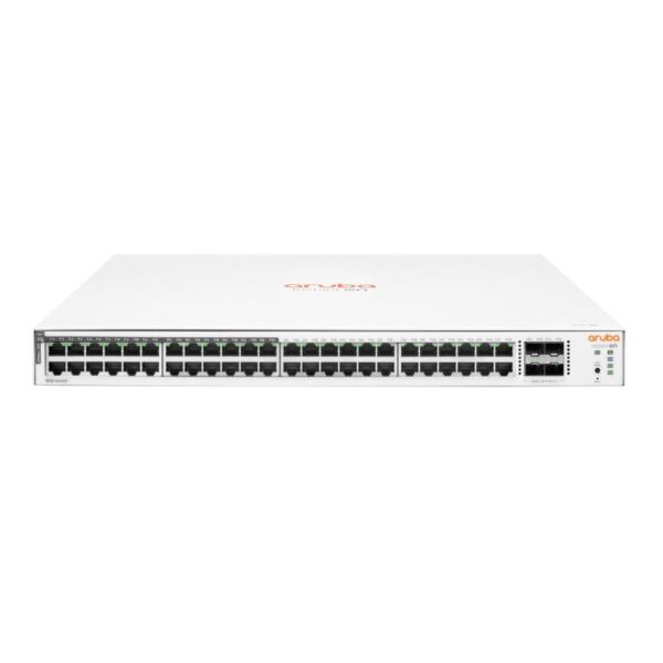 Hp enterprise aruba instant on 1830 48g 24p class4 poe 4sfp 370w gestito l2 gigabit ethernet 10-100-1000 supporto power over ethernet 1u
