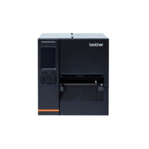 Brother tj-4121tn stampante termica diretta per etichette da 4 300 dpi con larghezza di stampa fino a 105.7 mm con display touch black