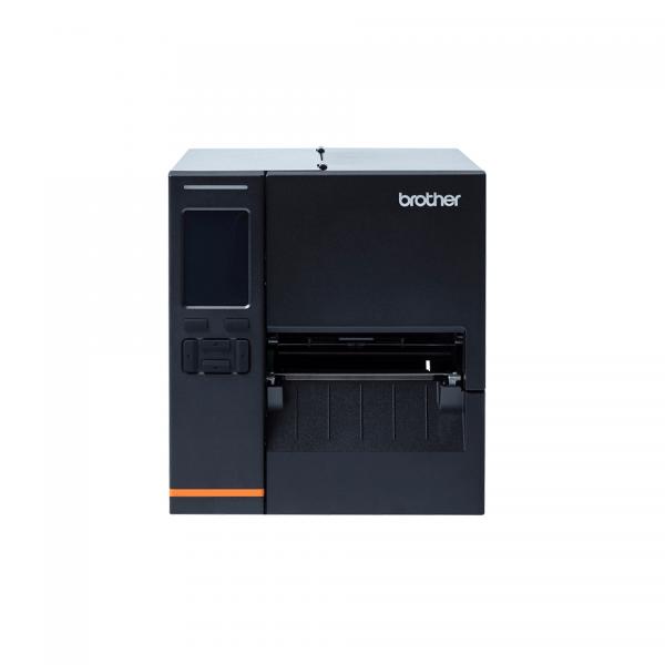 Brother tj-4121tn stampante termica diretta per etichette da 4 300 dpi con larghezza di stampa fino a 105.7 mm con display touch black