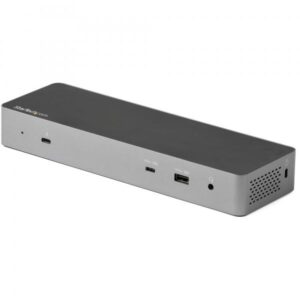 Startech.com tb3cdk2dhue replicatore di porte e docking station per notebook cablato thunderbolt 3 nero-grigio