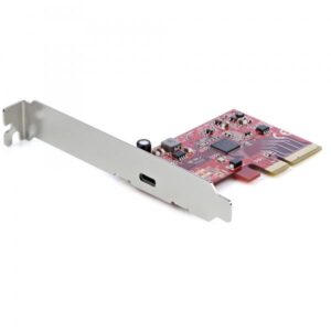 Startech.com scheda pcie usb 3.2 gen 2x2 a 1 porta usb-c superspeed 20gbps pci express 3.0 x4host controller card usb type-c pcie add-on adapter card scheda di espansione windows e linux