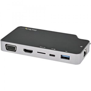 Startech.com adattatore multiporta usb-c a hdmi 4k o vga 100w pd gbe micros