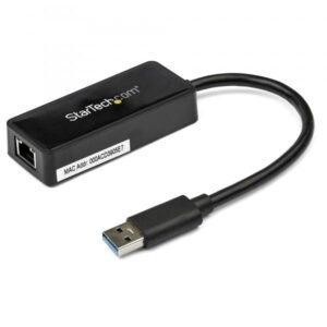 Startech adattatore usb 3.0 a ethernet gigabit nic con porta usb - nero