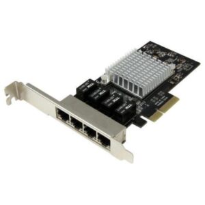 Startech scheda di rete pcie gigabit power over ethernet a 4 porte - adattatore pci express - intel i350 nic