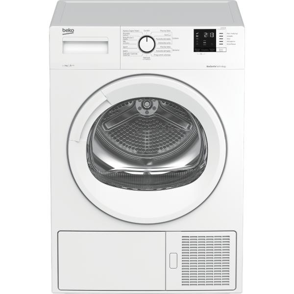 Beko drx923w asciugatrice a pompa di calore classe energetica a++ capacita` di carico 9 kg ecogentle cestello aquawave