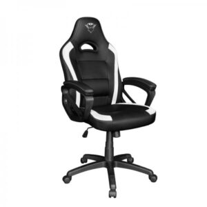 Trust gxt 701w ryon sedia per gaming universale seduta imbottita nero-bianco