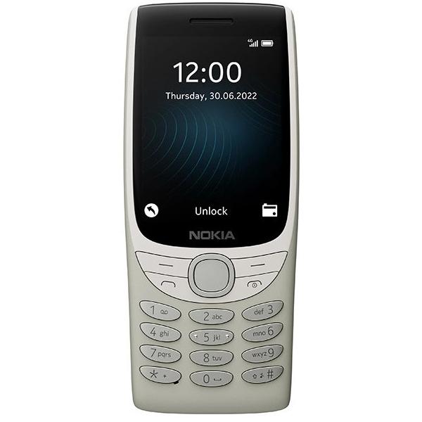 Nokia 8210 4g dual sim 2.8 fotocamera bluetooth radio fm italia sabbia