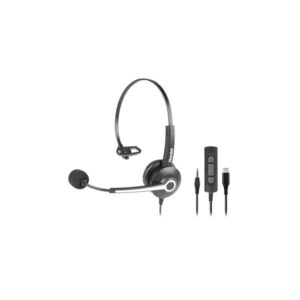 Hamlet hheadm-cjm cuffia business mono aurale usb-c e jack