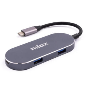 Nilox nxdsusbc01 mini docking station hdmi 3 usb power delivery