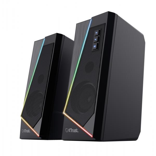 Trust gxt 609 zoxa casse pc gaming nero cablato 6w