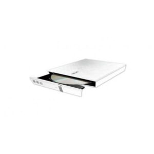 Asus sdrw-08d2s-u lite masterizzatore dvd slim esterno 8x usb con supporto m-disc mac os e windows support bianco