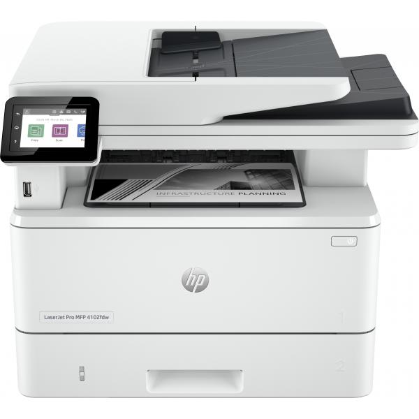 Hp laserjet pro stampante multifunzione 4102dw bianco e nero cartuccia con jetintelligence