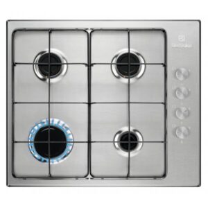 Electrolux egs6404sx serie 300 piano cottura a gas 4 zone 60 cm acciaio inox