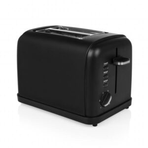 Princess 142396 tostapane elettrico 950w 2 fessure 6 livelli di tostatura vassoio raccoglibriciole nero