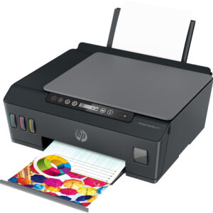 Hp smart tank plus 555 aio (1tj12a) stampante multifunzione a4 con serbatoio di inchiostro ad alto volume di stampa, scansione, copia, wireless, hp smart, nero