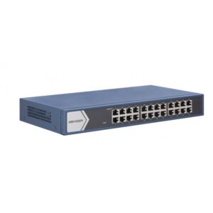 Hikvision ds-3e1524-ei switch di rete gestito l2 gigabit ethernet 10/100/1000 mbps 24xrj-45 full duplex blu