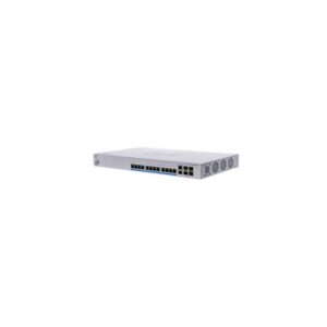 Cisco business 350 series cbs350-12np-4x-eu switch gestito l3 - 12 x 100/1000/2.5g/5gbase-t (poe+) + 2 x combo 10 gigabit sfp+/rj-45 + 2 x 10 gigabit sfp+ poe+ (375 w) montabile su rack