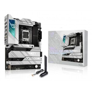 Asus rog strix x670e-a gaming wifi scheda madre amd am5 (ryzen 7000, atx, memoria ddr5, 4x m.2, usb 3.2 gen 2x2, pcie 5.0, q-release, m.2 backplate, wifi 6e, aura sync)