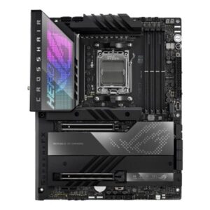 Asus rog crosshair x670e hero scheda madre gaming atx amd x670 amd am5 ddr5 pci 5.0 intel 2.5gb ethernet wifi 6e rog supremefx 7.1 surround 5xm.2 6xsata 6gb/s aura sync rgb nero