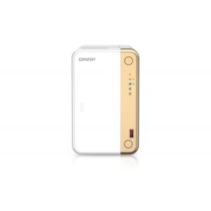 Qnap ts-262 nas tower collegamento ethernet lan oro-bianco n4505