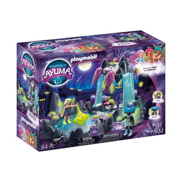 Playmobil ayuma lago delle moon fairy con 2 fate e accessori