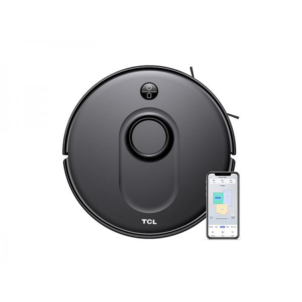 Tcl sweeva 6000 aspirapolvere robot 0.5l senza sacchetto wi-fi sistema di navigazione laser lds black