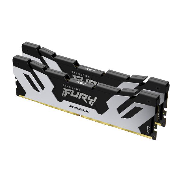 Kingston fury renegade kit memoria ram 2x16 gb 32 gb totali 7200 mhz tecnologia ddr5 tipologia dimm 288-pin bianco nero