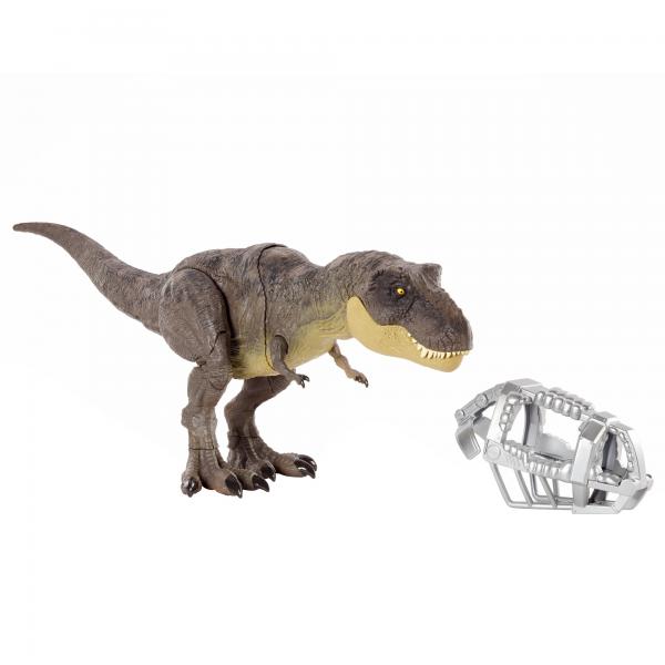 Mattel jurassic world 3 t-rex passi letali