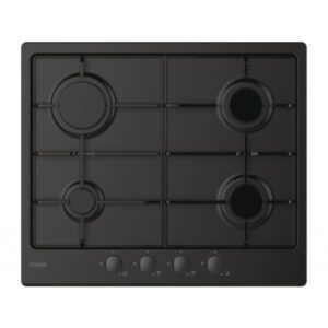 Candy chw6brbb piano cottura a gas 4 zone 60 cm nero