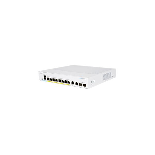 Cisco cbs350-8fp-e-2g-eu switch di rete gestito l2-l3 gigabit ethernet 10-100-1000 argento