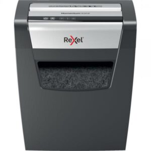 Rexel momentum x410 distruggidocumenti a frammento cestino 23lt capacita` 10 fogli col. grigio