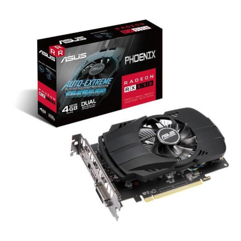 Asus phoenix ph-rx550-4g-evo scheda grafica amd radeon rx 550 4gb gddr5 interfaccia pci express 3.0 raffreddamento attivo