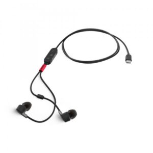 Lenovo go anc in-ear auricolare usb tipo-c nero